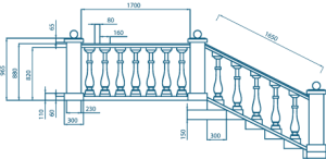 балюстрадная лестница
